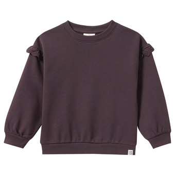 Mädchen Sweatshirt mit Rüschen