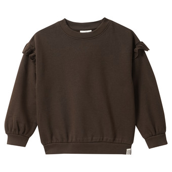 Mädchen Sweatshirt mit Rüschen