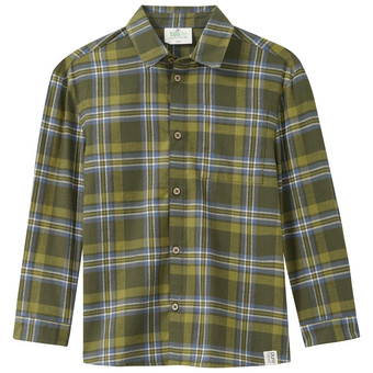 Jungen Flanellhemd mit Karo-Muster