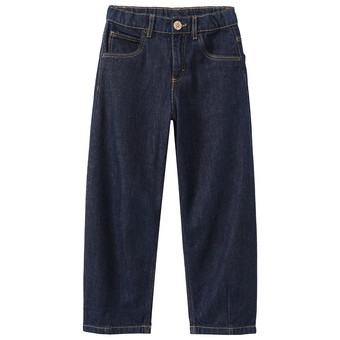 Jungen Barrel-Jeans aus Raw Denim