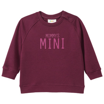 Baby Sweatshirt mit Flock-Print