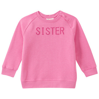 Baby Sweatshirt mit Flock-Print