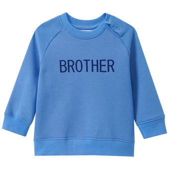Baby Sweatshirt mit Flock-Print