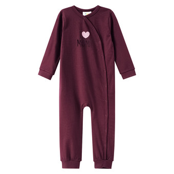 Baby Schlafanzug mit Flock-Print