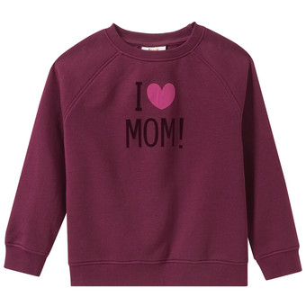 Kinder Sweatshirt mit Flock-Print