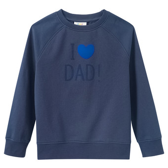 Kinder Sweatshirt mit Flock-Print