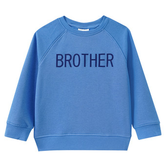Jungen Sweatshirt mit Flock-Print