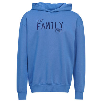 Herren Hoodie mit Flock-Print