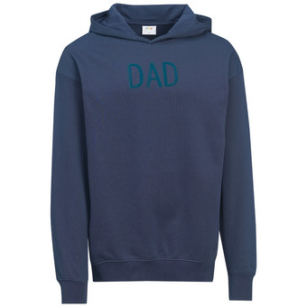 Herren Hoodie mit Flock-Print