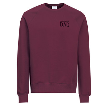 Herren Sweatshirt mit Flock-Print