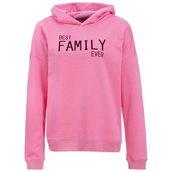 Damen Hoodie mit Flock-Print