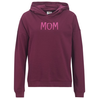 Damen Hoodie mit Flock-Print