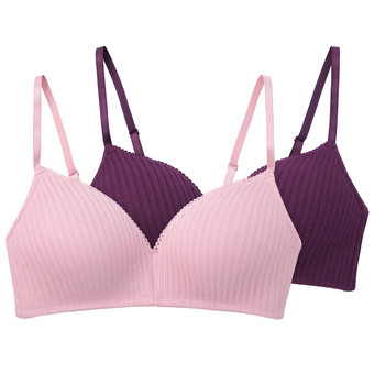 2 Damen Soft-BHs mit feiner Struktur