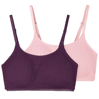 2 Damen Bustiers mit feiner Struktur