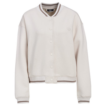 Damen Sweatjacke mit Druckknöpfen