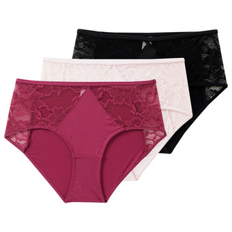 3 Damen Pantys mit Spitze