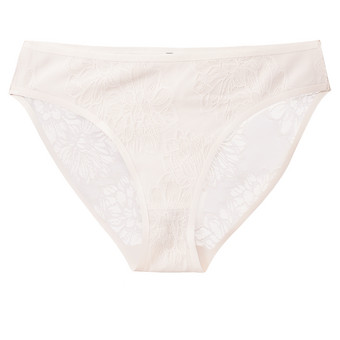 Damen Seamless-Slip mit zarter Spitze