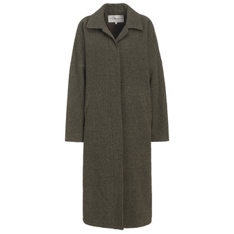 Damen Wollmantel mit Futter