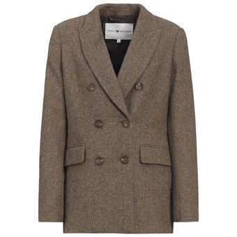 Damen Blazer in Bouclé-Optik