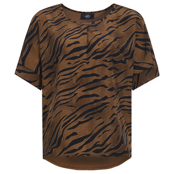 Damen Blusenshirt mit überschnittenen Ärmeln
