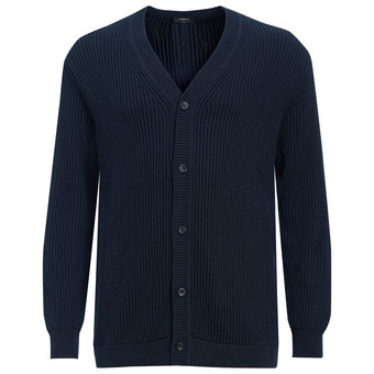 Herren Strickjacke aus Rippstrick