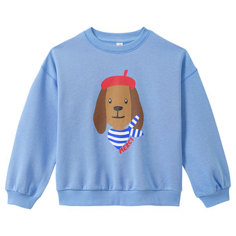 Kinder Sweatshirt mit Dackel-Print