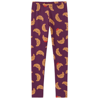 Mädchen Leggings mit Rippstruktur