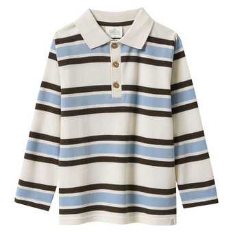 Jungen Poloshirt mit Streifen