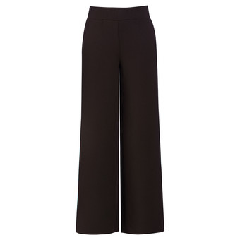Damen Modal-Wide-Leg-Hose mit Elastikbund