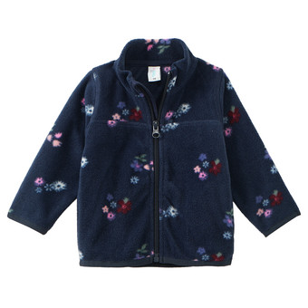 Baby Fleecejacke mit Blumen