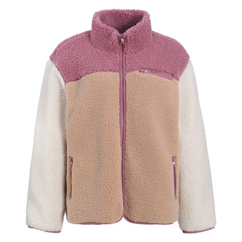 Damen Teddyjacke mit Reißverschluss