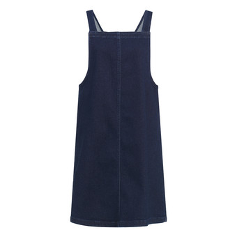 Damen Jeanslatzkleid aus dunklem Denim