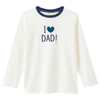 Kinder Langarmshirt mit Flock-Print