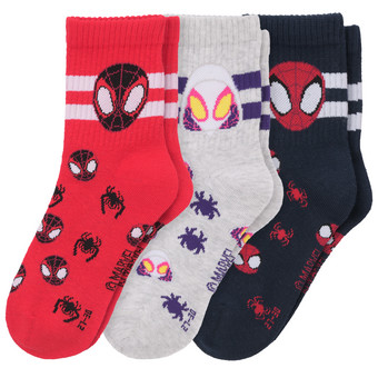 3 Paar Spider-Man Socken mit Bio-Baumwolle