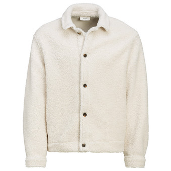 Heren-teddyjasje met knoopsluiting