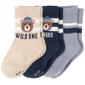 3 Paar Baby Socken in verschiedenen Farben