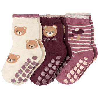 Set van 3 paar antislipsokken voor baby’s