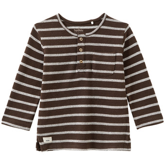 Baby Langarmshirt mit Streifenmuster