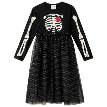 Mädchen Halloween-Kleid mit Tüll