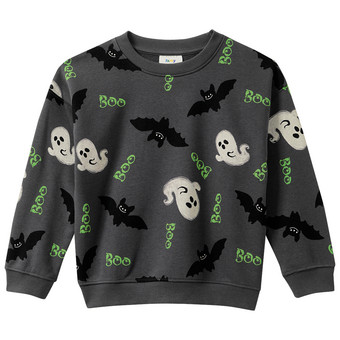Kinder Sweatshirt mit Halloween-Motiven