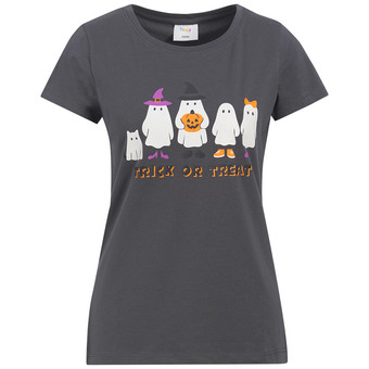Damen T-Shirt im Halloween-Look