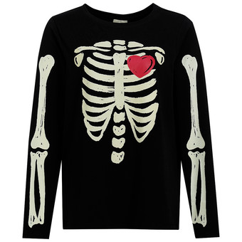 Damen Langarmshirt in Halloween-Design