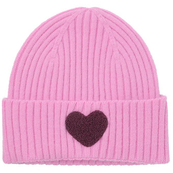 Mädchen Strickmütze mit Applikation