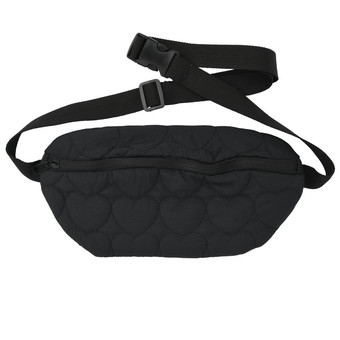 Mädchen Crossbody-Bag mit Herzchensteppung