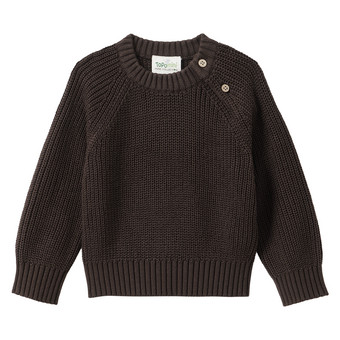 Baby Strickpullover mit Rippstruktur