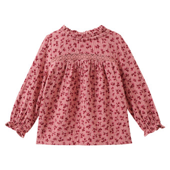 Baby Musselin-Bluse mit Blümchen