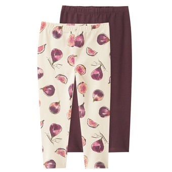 2 Baby Leggings mit Feigen