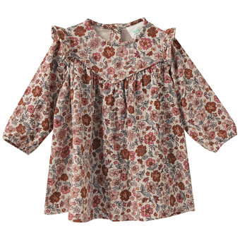 Baby Musselin-Kleid mit Blümchen
