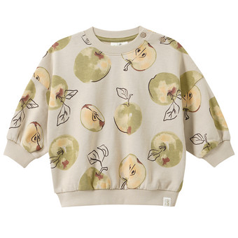 Baby Sweatshirt mit Apfel-Print