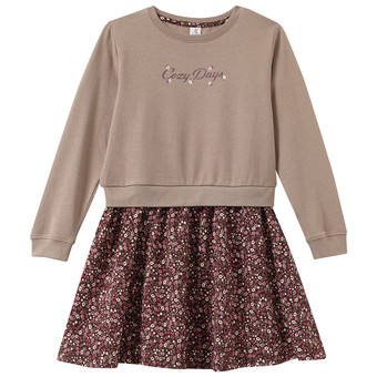 Mädchen Kleid im Layer-Look